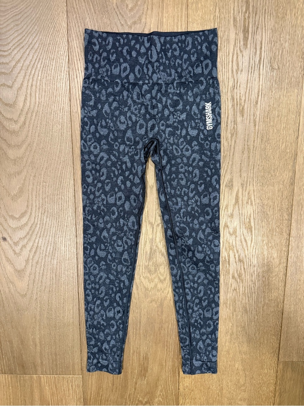 Gymshark Adapt Animal Seamless Leggings - Gray / Black
